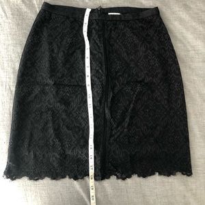 Aritzia Wilfred Lace Skirt Black